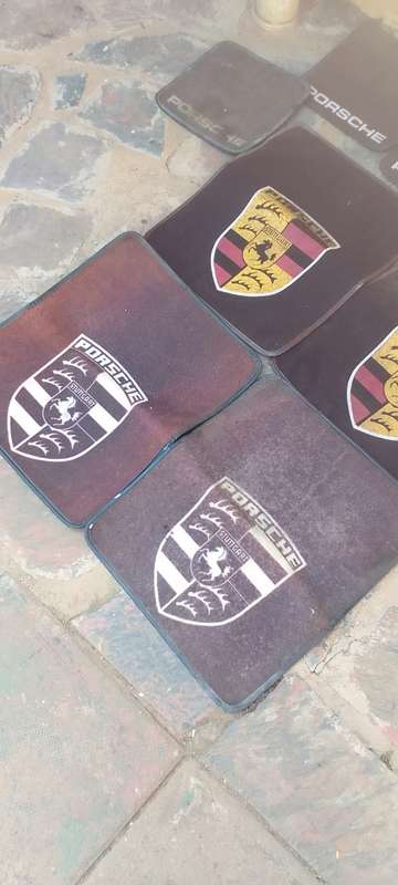 vintage original porche car mats